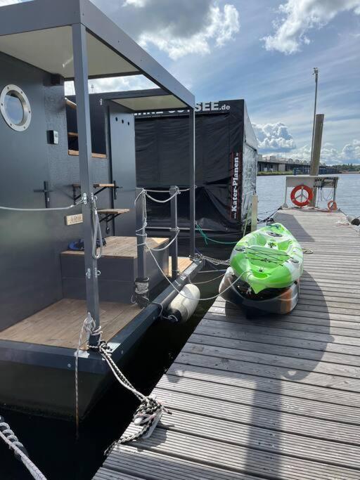 Apartmán Premium Hausboot Trave Traum Lübeck Exteriér fotografie